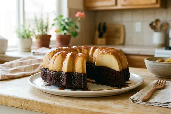 Chocoflan (pastel imposible)